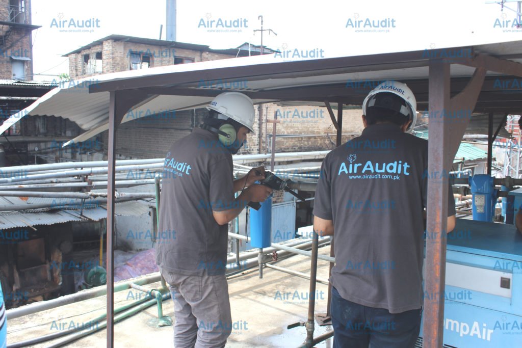 AirAudit Engineers working at Murree Brewery Co Air Audit